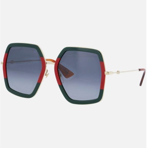 Gucci Wide Frame Sunglasses with box and dust bag MINT condition no scratches - Picture 2 of 11